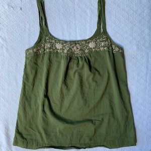 Lucky Brand Embroidered Tank